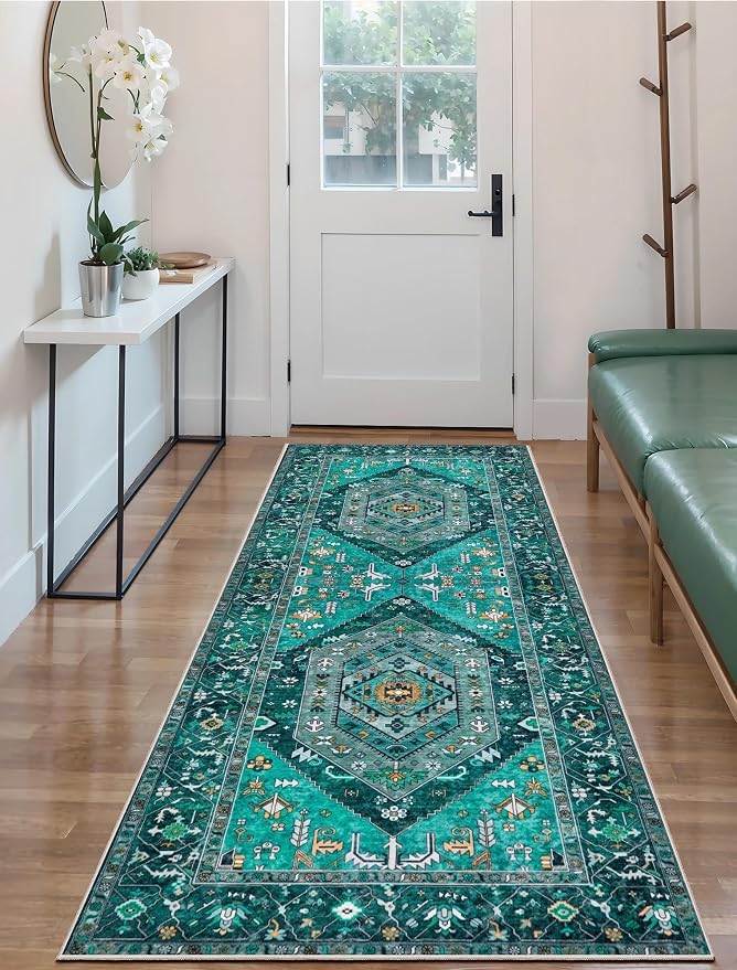 SERISSA 3x7 Washable Non Slip Boho Runner Rug - Image 5