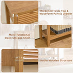 LEYAOYAO Fluted 47.2" Console Table - Image 6