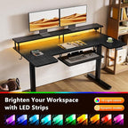 OffiGo U Shaped Electric Standing Desk - Image 7