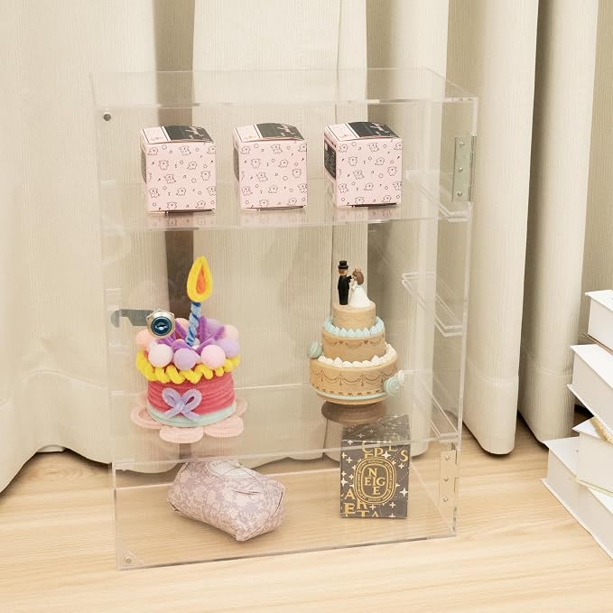 4 Shelf Clear Acrylic Display Case - Image 7
