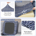 4Pcs Patio Cushion Covers Stretch Outdoor Furniture Protector Slipcovers | - Image 5