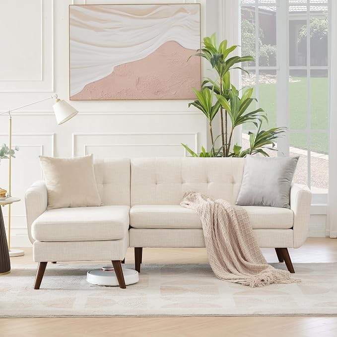 Tbfit L Shaped Couch Sofa, 3 Seater Sofas - Image 3