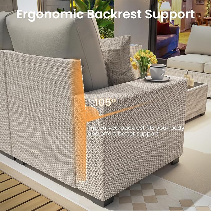 9 Piece Outdoor Patio Furniture Set - Image 8