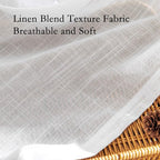 MYSKY HOME Short White Sheer Curtains - Image 5