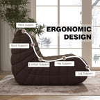 Bean Bag Chair, Fireside Chair Bean Bag Sofa Large Bean Bag Chair - Image 5
