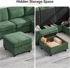 104'' V Shaped Modular Sofa, Sectional Couch - Image 7