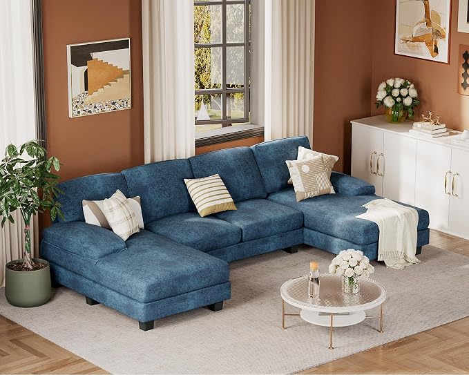JUMMICO Sectional Couches for Living Room, U Shaped Couch - Image 8