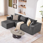 Weture 107.4" Cloud Couch Sectional, Modular Sofa - Image 4