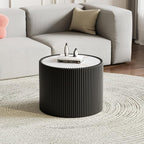 Modern Nesting Coffee Table Set of 2, Creative Moon Coffee and End Table Set - Image 6