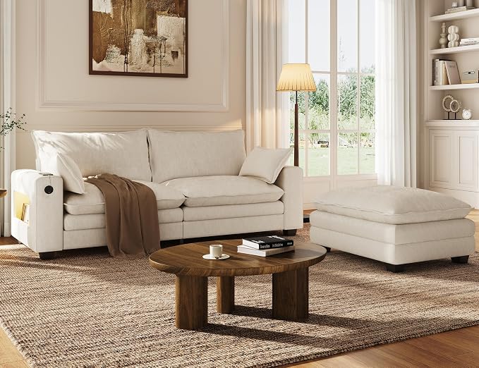 MapleGrace 80" Cloud Loveseat Sofa - Image 9