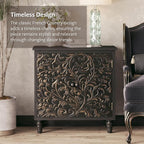 2 Door Farmhouse Storage Cabinet - Image 3
