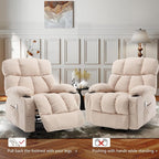 Massage Rocking Recliner Chair, Ergonomic Recliners Sofa - Image 7