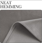 NICETOWN Chrome Gray Blackout Curtains 84 inches Long - Image 7