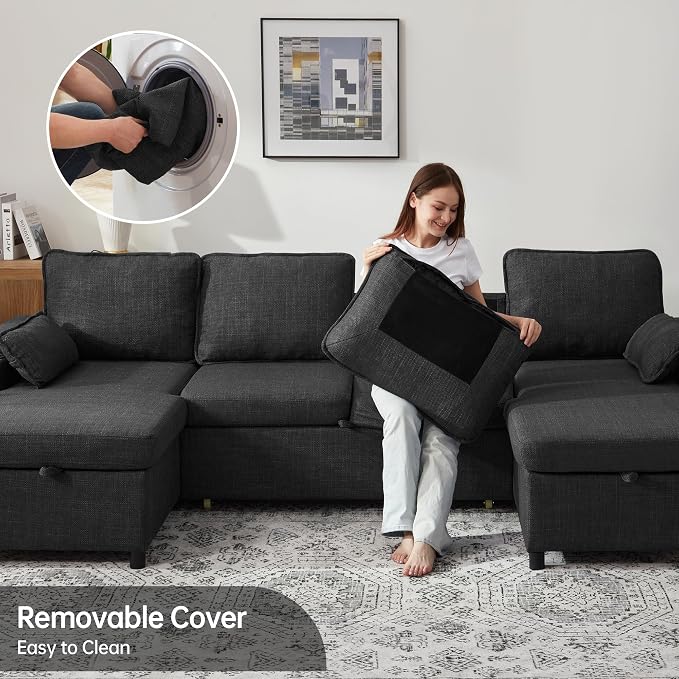 DURASPACE Sofa Bed Pull Out Couch Sleeper - Image 6