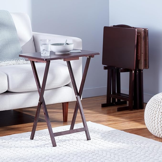Amazon Basics Portable Foldable TV Tray Table - Image 6