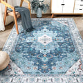 SERISSA 5x7 Washable Non Slip Boho Area Rug by SERISSAHomeDecorCollection