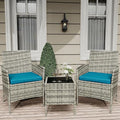 GarveeLife 3 Piece Patio Furniture Set, Rattan Outdoor Furniture by GarveeLife