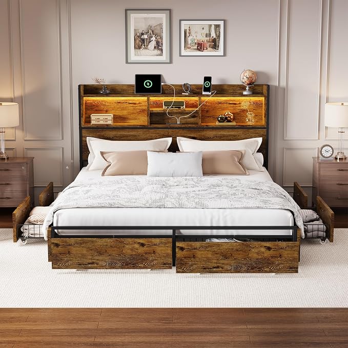 LARMACE King Size Bed Frame - Image 9