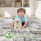 LOONGRUG 8x10 Area Rugs Washable Large Neutral Modern Living Room Rug | - Image 7