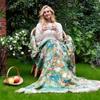 LUTBM Boho Throw Blanket for Couch Sofa Chair Summer Cotton Blankets for - Image 5