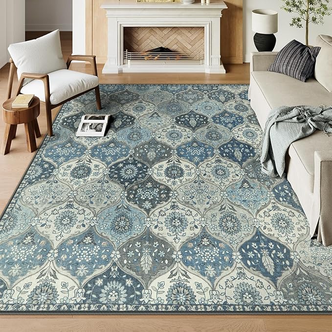 Lahome Moroccan 8x10 Area Rugs for Living Room, Soft Washable Rugs 8x10 | by Lahome