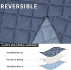Easy-Going Oversized Loveseat Recliner Cover, Reversible Couch Cover - Image 5