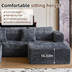 110" Modular Sectional Couch - Image 6