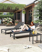 Crestlive Products 2PCS Chaise Lounge Chairs Outdoor - Image 9