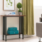 Ironcraft Solid Wood and Metal Console Table - Image 11