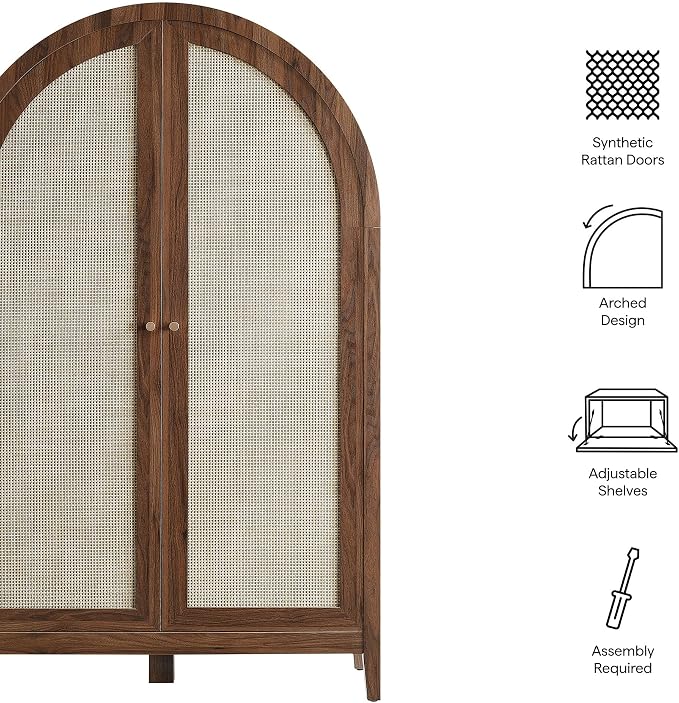 Modway Calista 63 Inch Arched Storage Cabinet - Image 4
