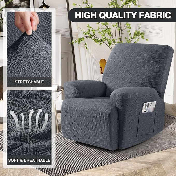 Timeles Recliner Covers Recliner Chair Covers Reclining Couch Covers Sofa - Image 2