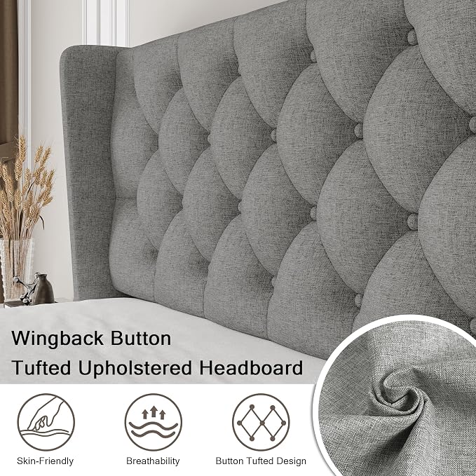 Einhomn Full Size Platform Bed Frame - Image 3