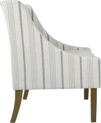 Homepop Home Decor Upholstered Classic Swoop Arm Accent Chair Accent Chairs - Image 6