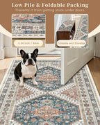 Madane Hallway Runner Rug 3x10 Washable Kitchen Runners 10ft, Low-Pile - Image 7