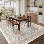 8x10 Area Rugs for Living Room, Large Washable Rug, Dining Room, Low Pile - Image 8