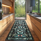Washable Runner Rug, 2x6Ft Floral Rug Runners - Image 6