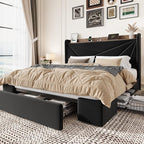SHA CERLIN Queen Bed Frame by SHACERLIN