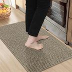 BEQHAUSE Kitchen Rugs 20"x32", Non-Slip Kitchen Mats by BEQHAUSE
