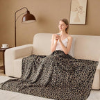Edenleaf Leopard Print Blanket Fleece Throw - Image 3