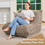 Bean Bag Chairs for Adults Giant Bean Bag Chair Memory Foam BeanBag Chair Bean - Image 6