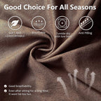 ANARACHON Loveseat Recliner Cover Leather Look Recliner Loveseat Covers - Image 4