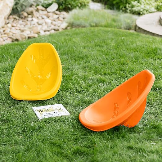 ECR4Kids Plastic Leaf Scoop Floor Rocker Seat, Classroom Furniture - Image 9