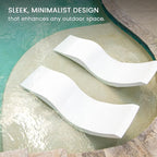 Aqua Outdoors - in-Pool Chaise Lounger - Inside Pool & Sun Shelf Lounge Chair - - Image 7