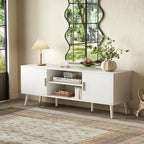 SUPERJARE TV Stand for 55 Inch TV, Entertainment Center - Image 9