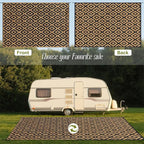 SAND MINE Reversible Mats, Plastic Straw Rug, Modern Area Rug, Large Floor Mat - Image 3