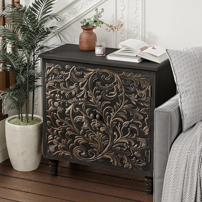 2 Door Farmhouse Storage Cabinet - Image 8
