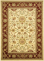 SAFAVIEH Lyndhurst Collection 8' Round Ivory/Red LNH212K Traditional Oriental - Image 8