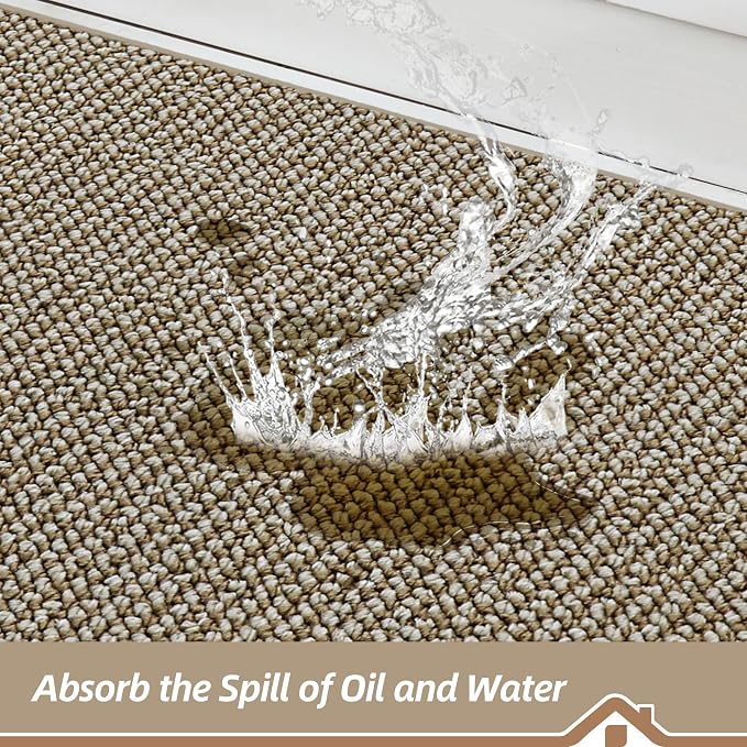 BEQHAUSE Kitchen Rugs 20"x32", Non-Slip Kitchen Mats - Image 3