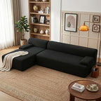 PeakPursuit Oversized 108" Corduroy Cloud Sectional, Left-Facing Chaise by Unknown