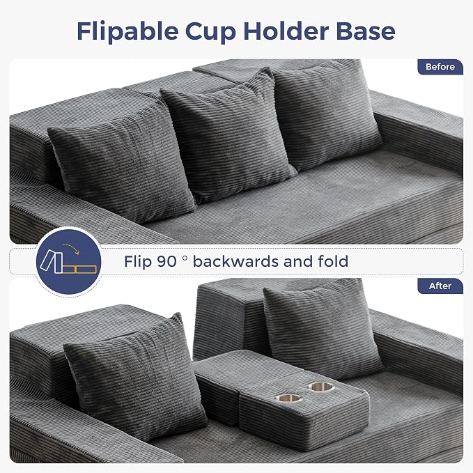 MAXYOYO Convertible Sofa Bed, Folding Sleeper Chair - Image 5